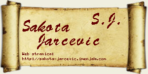 Šakota Jarčević vizit kartica